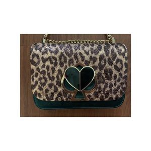 Cheetah print Kate Spade cross body purse